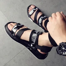 Г., летняя обувь мужские пляжные сандалии летние праздничные сандалии на толстой нескользящей плоской подошве повседневная мужская обувь KA1417