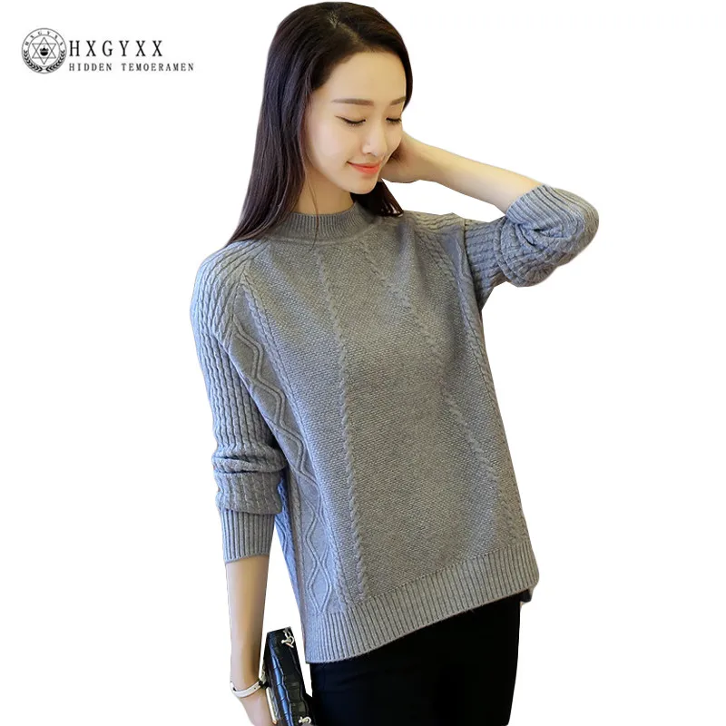 Casual Autumn Winter Knitted Sweater 2020 Knit High Elastic Jumper Women Sweaters And Pullovers Female Pull Femme Tops Jersey O5 | Женская
