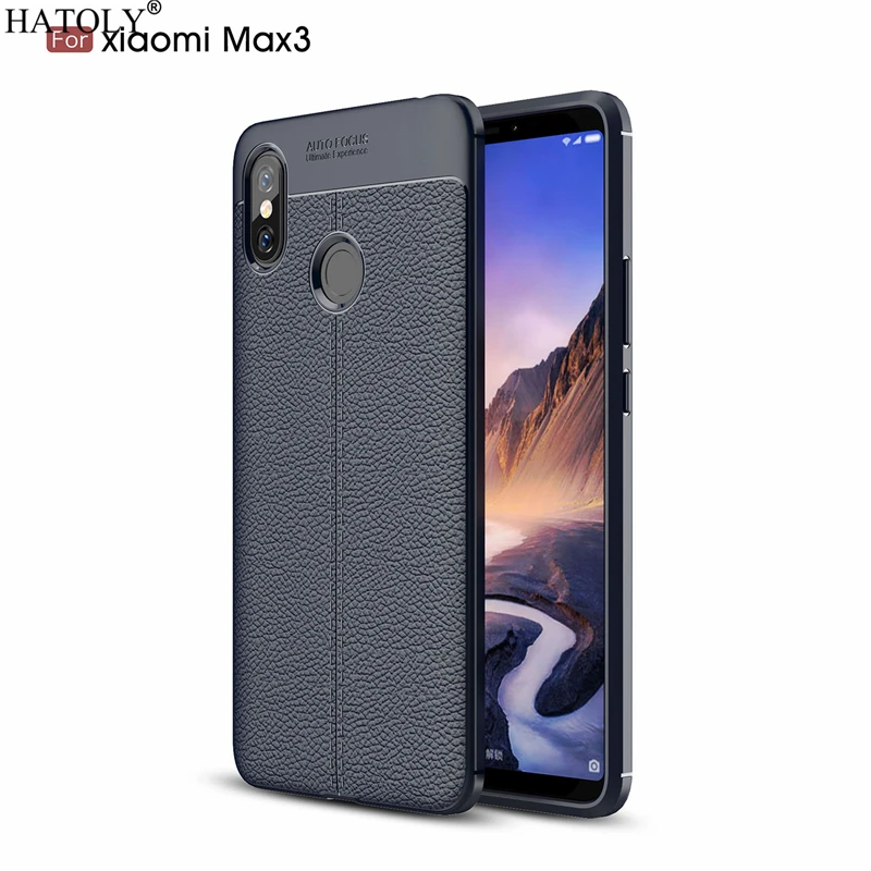 

HATOLY Case For Xiaomi Mi Max 3 Pattern PU Leather Dirty Resistant Soft TPU Silicone Back Cover Cases for Xiaomi Mi Max 3 Fundas