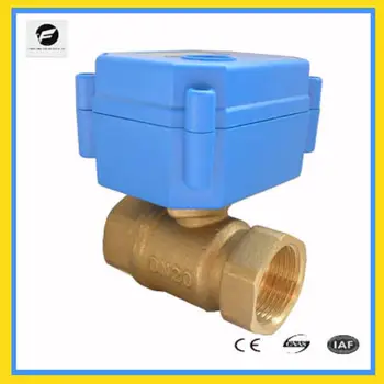 

CWX-15 1/2'' DN15 brass 2-way motorized ball valve DC3-6v CR01 two wires electric valve for water treatment,HVAC