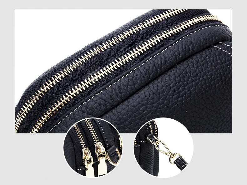 Women genuine leather crossbody bag 16