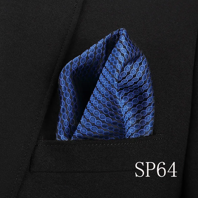 Vangise Для мужчин s нагрудные платки сплошной узор синий платочек модный носовой платок для мужской деловой костюм аксессуары 22 см * 22 см
