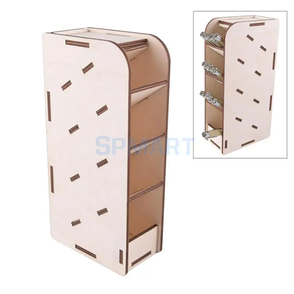 DIY Basewood Portable Action Figure Model Building Kit Tool Storage Rack Shelf for Gundam
