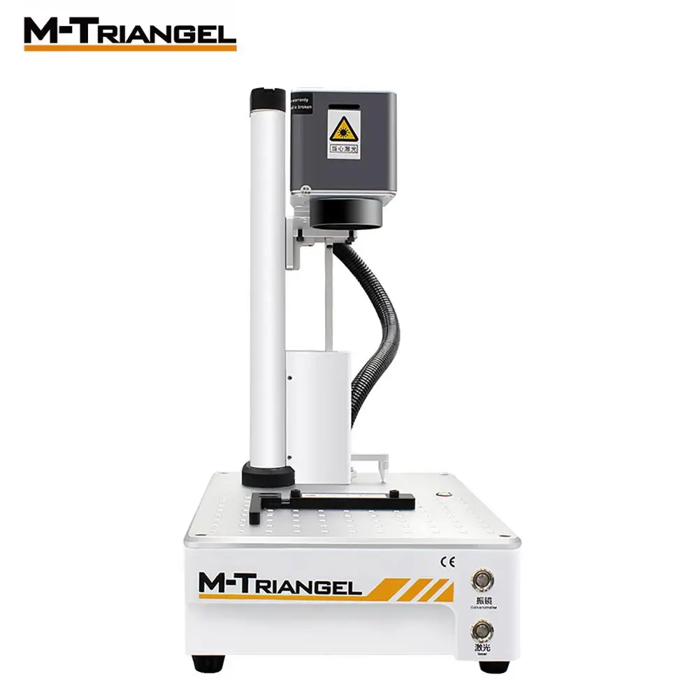 

M-Triangel Mgone Fiber Laser Engraving 20W Engraver Cutting LCD Cutting Repair Separador Machine Carving Machine Wood Router