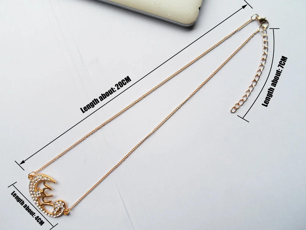 2020 Модный золотой цвет мусульманских ожерелья из сплава ювелирных изделий