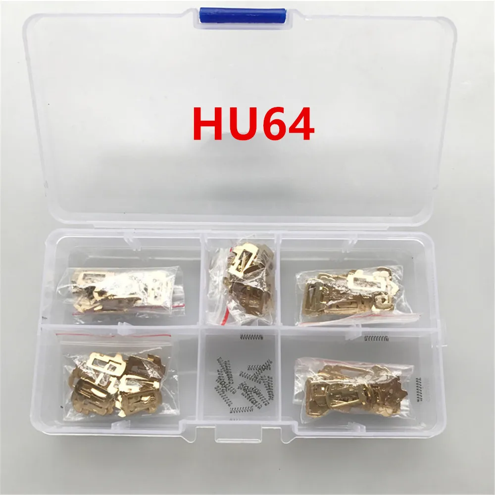 

100Pcs/lot For HU64 Car Lock Repair Accessories Car Lock Reed Lock Plate For Mercedes Benz M452