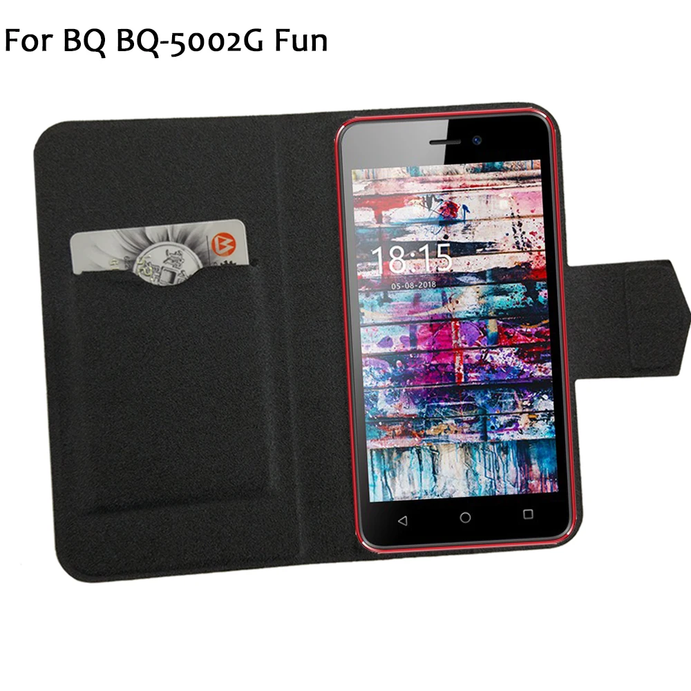 

5 Colors Hot! BQ BQ-5002G Fun Case Phone Leather Cover,Factory Price Protective Full Flip Stand Leather Phone Shell Cases
