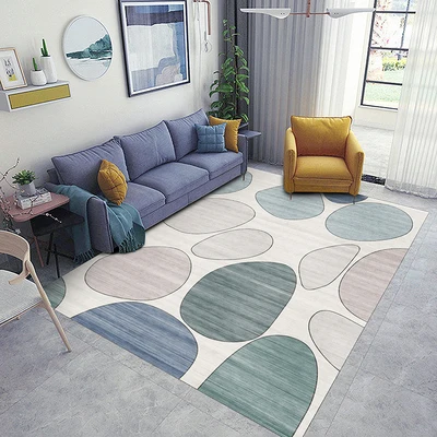 Современная мода нордическая гостиная ковер спальня машинная стирка Прямоугольный Диван подкладка для кофейного столика