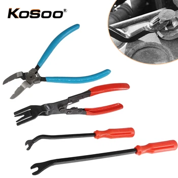 

KOSOO Auto Installer Fastener Screwdriver Cover Pry Repair Tools Car Clip Pliers Door Panel Trim Fastener Removal Disassemb Tool