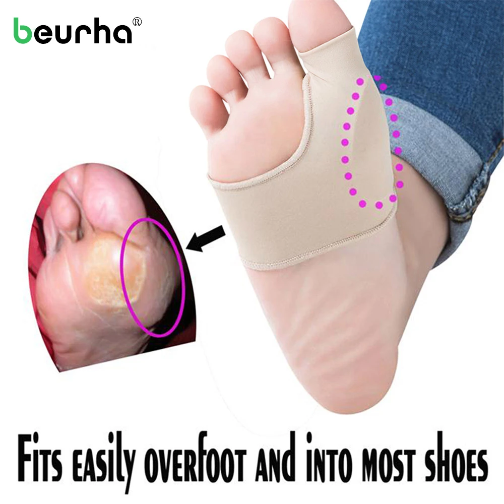 

Beurha 2PCS Gel Hallux Valgus Corrector Alignment Separators Stretchers Bunion Protector Shield Foot Mate Bunion Toe Spreader