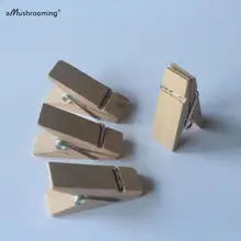 Вечерние украшения пакеты для Лолли фиксторы для штанов x 10 натурального экологически чистая древесина колышки прищепки малыш душ мальчики девочки прочный мешок зажимы