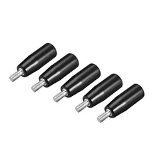 Uxcell 5 шт./лот 5 мм шестигранный M8 мужской Резьбовая Цапфа универсальная Вращающаяся ручка для фрезерные машины ручка машины 80 мм Длина