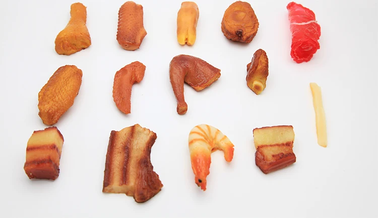Simulated Plastic Model Of Food Meat Chicken Leg Shot Decoration Materials Props Baby Play Toy Kitchen Toys Set Unisex