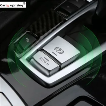 

P Button PARKING BRAKE SWITCH COVER ABS Chrome Car Styling For BMW F10 F07 F01 X3 F25 X4 F26 F11 F06 X5 F15 X6 F16 Accessories