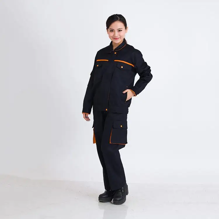 Work Clothing Men Women Uniform Long Sleeve Coveralls Protective Cloth Overalls for Worker Repairman Machine Auto Repair Welding