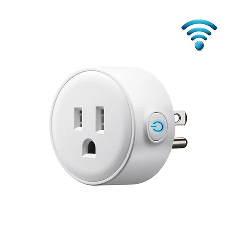 

Smart Wifi Mini Socket US Plug APP Remote Control Timing Power Socket Works For Amazon Alexa & For Google Home