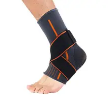 1 шт. 3D ткацкий эластичный нейлоновый ремешок фиксирующая поддержка лодыжки бадминтон баскетбол футбол, таэквондо фитнес пятки протектор