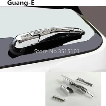 

Car Molding Trim Windscreen Trim ABS Chrome Rear Glass Wiper Nozzle Tail Window Frame 4pcs For Renault Kadjar 2016 2017 2018