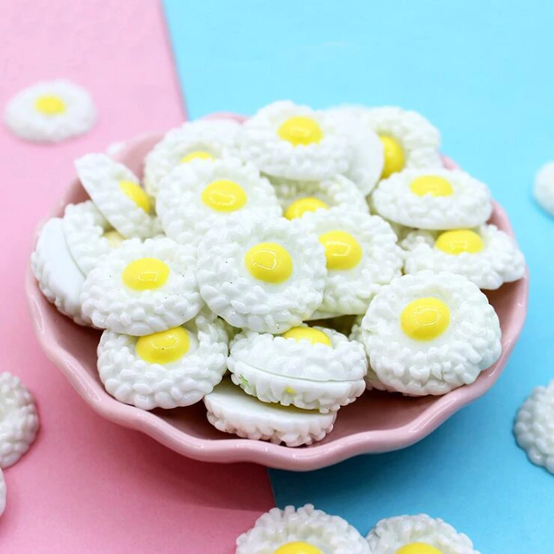 100pcs Japanese Simulation Food Resin Poached Egg Jewelry Mobile Beauty Cream Mobile Phone Shell Patch Resin Cabochon Cameo Diy Beads Aliexpress
