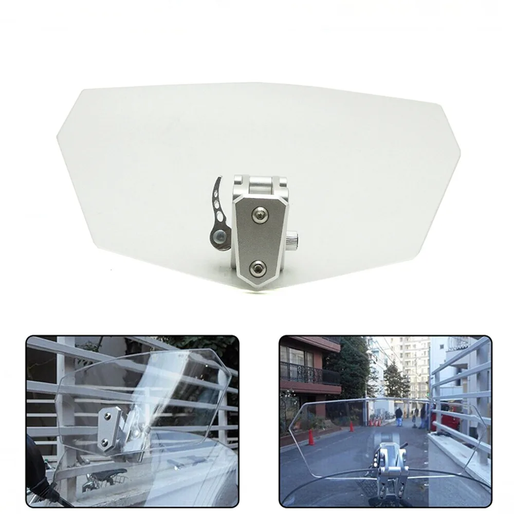 

Adjustable Windscreen Airflow Bolt-On Variable Spoiler Windshield for Suzuki GSXR 600 750 1000 GSXR1300 SV650 V-STROM 650