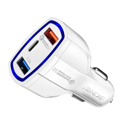 Дешевый Dual USB Автомобильное телефон Зарядное устройство для iPhone Тип usb C PD Quick Charge 3,0 QC3.0 автомобиля Зарядное устройство для samsung S9 Xiaomi автомобиль Заряд...
