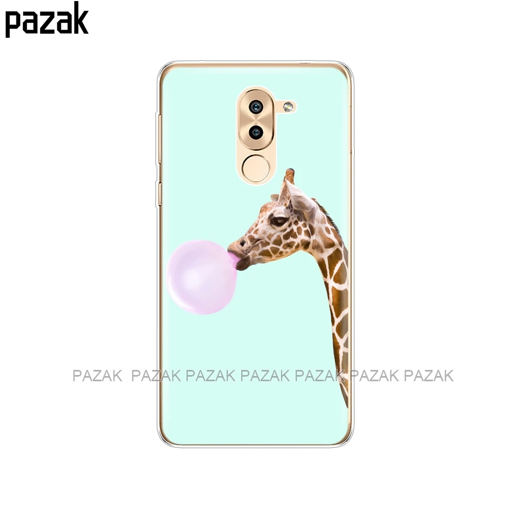 34343 Силиконовый чехол для телефона huawei honor 6X, чехол s для honor 6X, чехол для телефона из мягкого ТПУ, задняя крышка для телефона, полная защита, новинка 360 - Цвет: 34343
