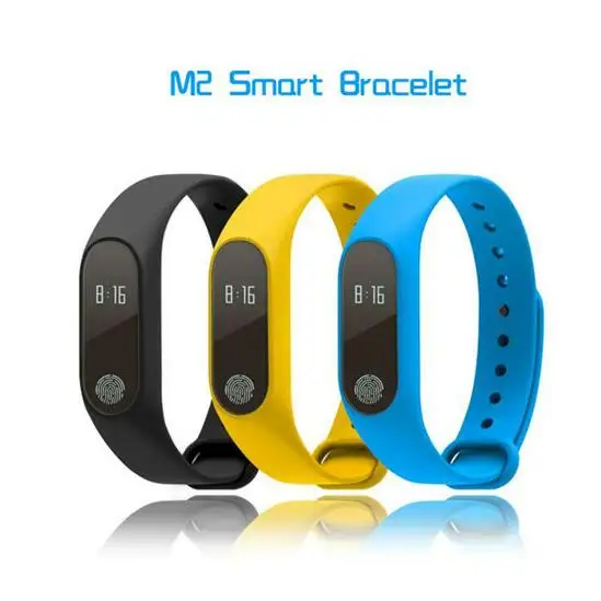 

Smart Bracelet Mi Band 2 Wristband Heart Rate Monitor Fitness Tracker Bluetooth Waterproof M2 for Android iOS Smartband 50pcs