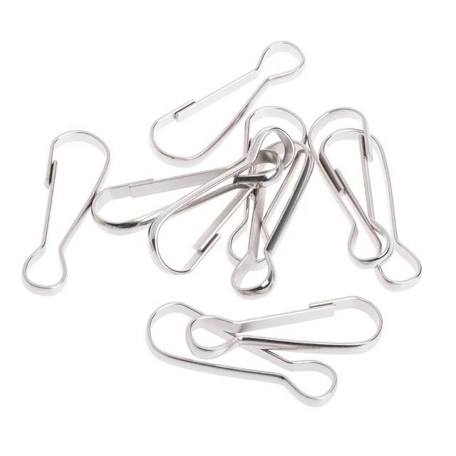 10 Pcs Parrots Birds Toys Accessories Hooks Stainless Steel Supplies Pets Cage 3
