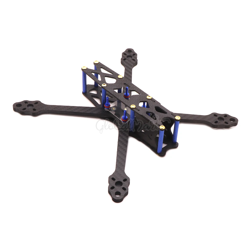 ohnny 2 5inch X5 227mm wheelbase 227 with 5mm Arm Carbon Fiber X type FPV Quadcopter frame (7)