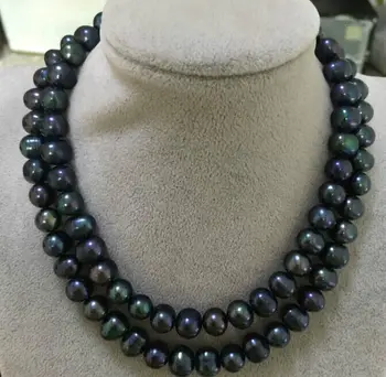 

Jewelry Hot selling stunning 34inch11-12MM baroque pearl necklace