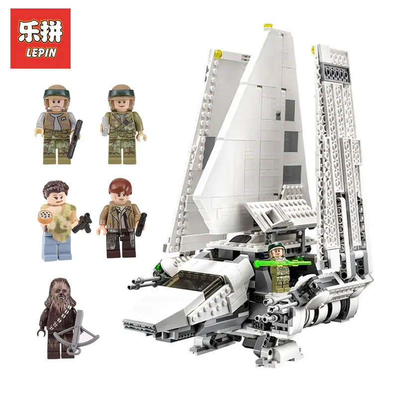 

LEPIN 05057 937Pcs Star Wars Stunning SelfLocking Shuttle Tydirium model Building Blocks Bricks Assembled Toy LegoINGlys 75094