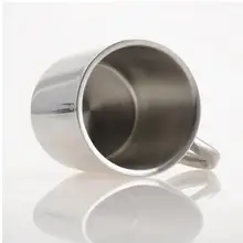 Двойная теплоизоляционная чашка, высокое качество, нержавеющая сталь, сохраняющая тепло, кофейная чашка, детская чашка, 4 шт./партия