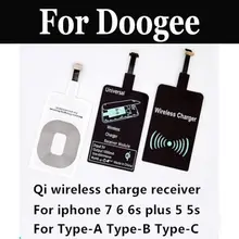 Беспроводное зарядное устройство для телефона, ультратонкий приемник для Doogee Y300 Y6 Shoot 1X9 Mini X7 F7 T6 Pro X5 Max X5 Max Pro T3 Mix Lite