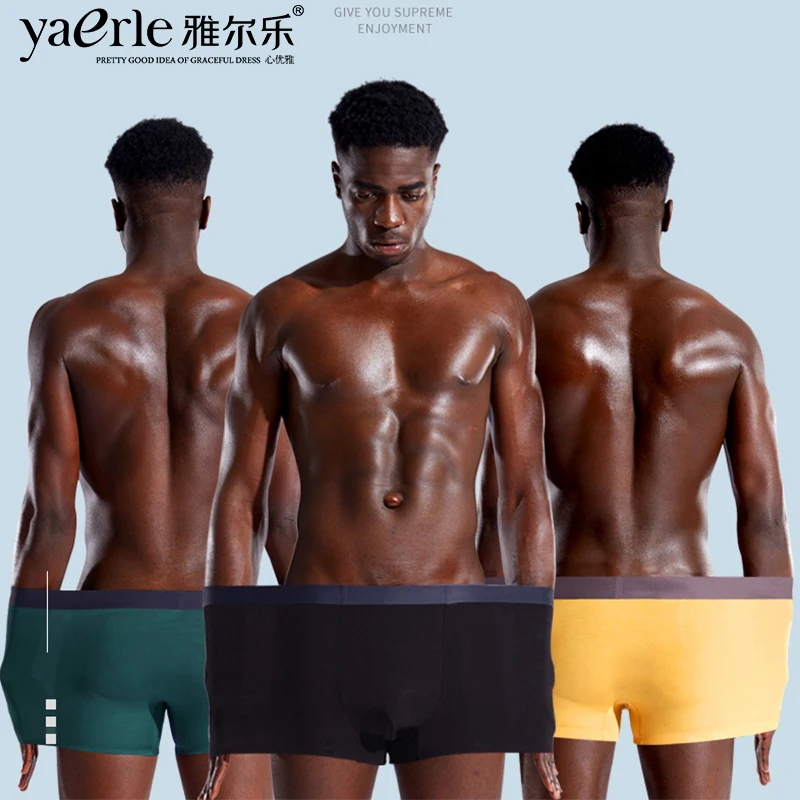 

Seamless Boxers Men Luxury Antibacterial Boxers Underwear Boxer Spandex 3D Crotch Boxer Underwear Shorts Slips XXXL Box