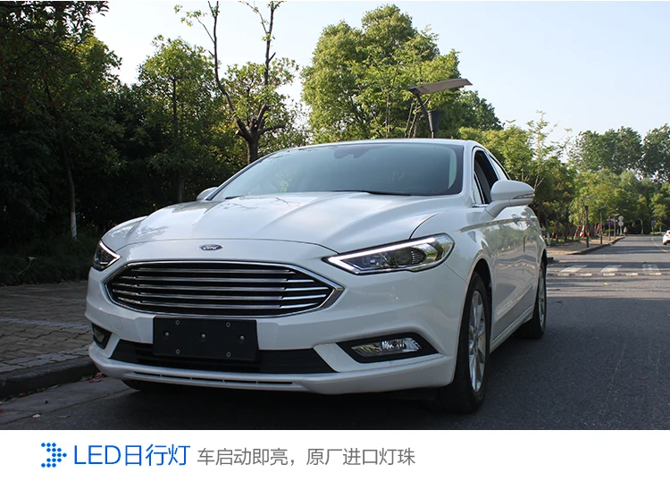 KOWELL автомобильный Стайлинг для Ford Mondeo фары Mondeo светодиодный фонарь DRL Hid биксеноновые фары объектив вспышка прямые желтые поворотные