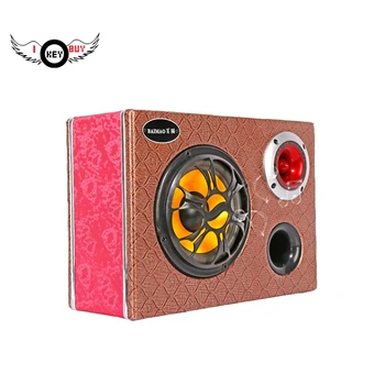

I Key Buy Subwoofers Audio Stereo Sounds Bass Speakers 12V 24V 220V 70Watts Bulit-in Bluetooth with Cable Kit for Car Home Party
