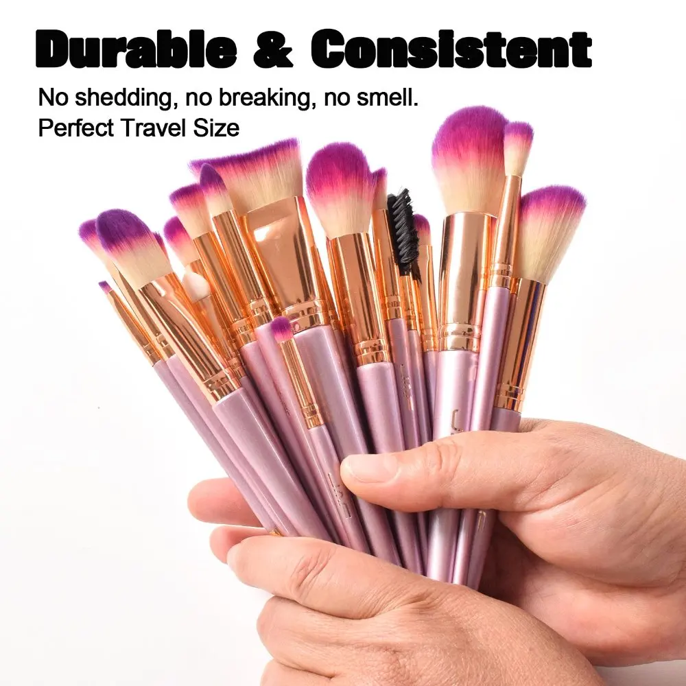 5 Travel Makeup Brush Set