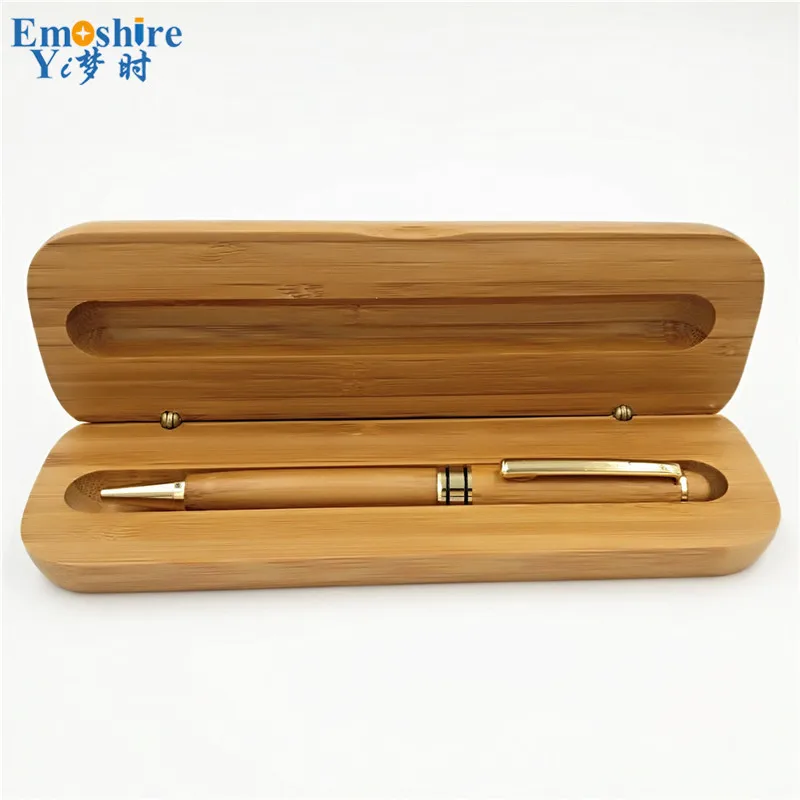 Emoshire Factory Outlet bamboo ball pen fine suit bamboo pencil case bamboo pen custom lettering custom (8)