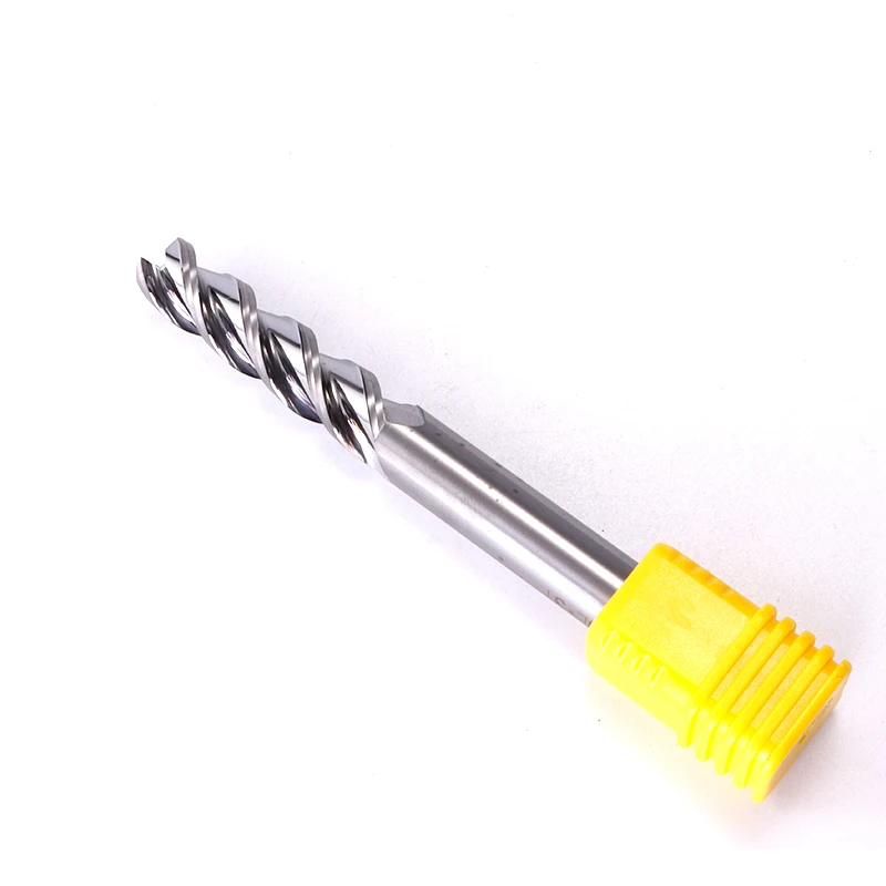 

Aluminium Milling Cutter End Mill Cutting HRC55 3 Flute Freze ucu Cnc Aluminum Copper Processing Carbide End Mill Cutter Fraise