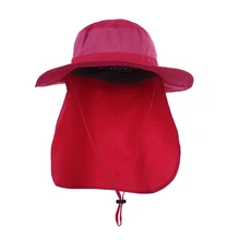 Открытый Пеший Туризм Кемпинг защита от ультрафиолетового излучения Рыбалка Кепки козырек большая сумка-мешок Шапки Длинный плащ солнцезащитный козырек шапка, защищающая от УФ-излучения