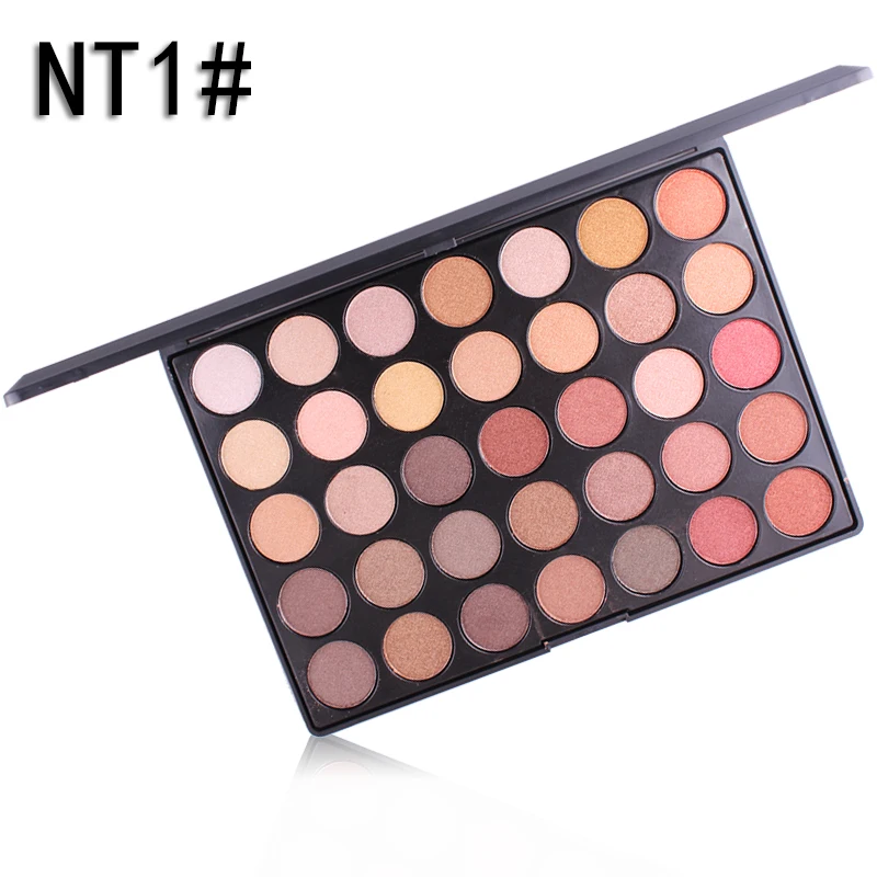 Мисс Роуз 35 Цвета палитра теней Матовая Shimmer Тени Make Up Набор Длительное Природный Shimmer Косметика MS137