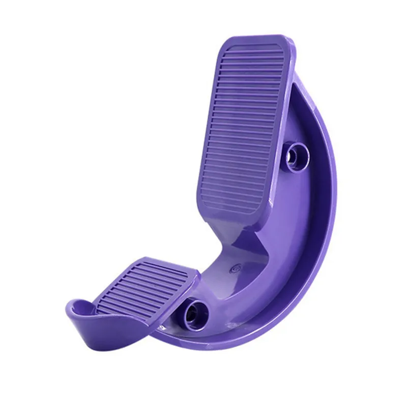 Йога педаль Растяжка для ступней оборудование для фитнеса ребристая пластина с противоскользящей полосой - Цвет: Фиолетовый