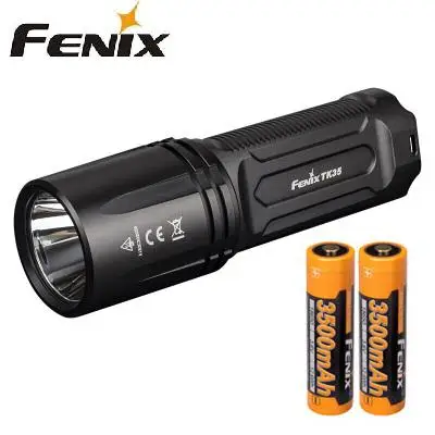 

Fenix TK35 2018 CREE XHP35 HI LED 1300 Lumens Rechargeable Portable Flashlight with Far-reaching Beam Distance