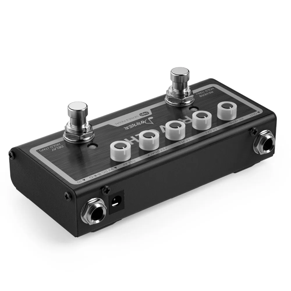 Donner 2 in 1 Delay Reverb Guitar Effects Pedal Revecho Tap Tempo Control Electic Guitar Pedal Accessories True Bypass New Donner 2 in 1 Delay Reverb Guitar Effects Pedal Revecho Tap Tempo Control Electic Guitar Pedal Accessories True Bypass New