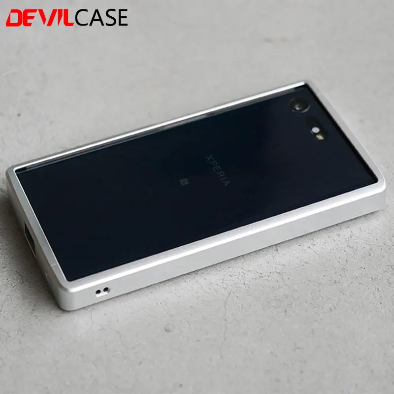 

DEVILCASE For SONY XPERIA X Compact 4.6inch Protective Aluminum Bumper Frame CNC Cutout XC Mobile Phone Metallic Cases
