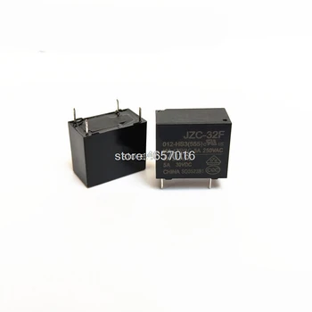 

10pcs/Lot JZC-32F-012-HS JZC-32F 012-HS Relay 4-pin 12VDC