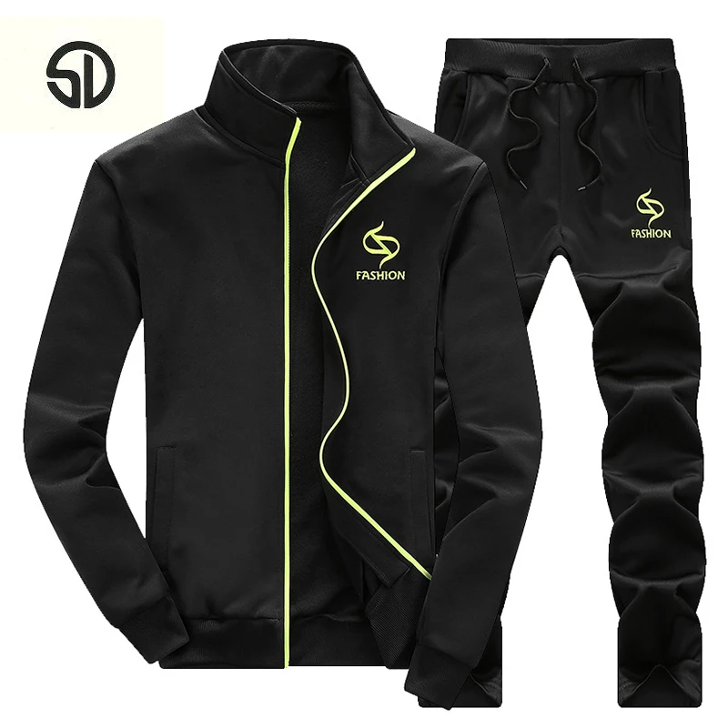 Sporting Suit Men 2PC Set Tracksuits Men's Sets Hoodies+Pants Sweat Suit Outwear Fitness Casual Slim Fit Brand Clothing for Male