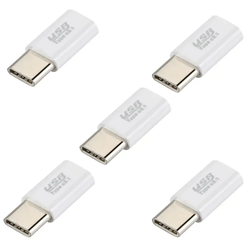 5PC USB-C Type-C 3.1 To Micro USB Data Charging Adapter For Samsung Galaxy S9 Mar 20 | Электроника