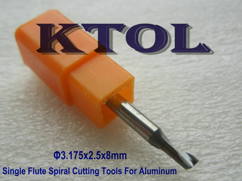 

IMPORTED! 5pc 3.175x2.5x8mm Aluminum Cutting Bit,Metal Carbide Cutters,KTOL End Millinging Tools CNC,Clean Cut,FREE Shipping
