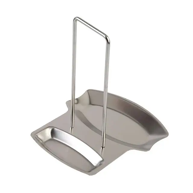 Hot Pot Lid Holder Stainless Steel Pan Pot Stand RackCover Holding